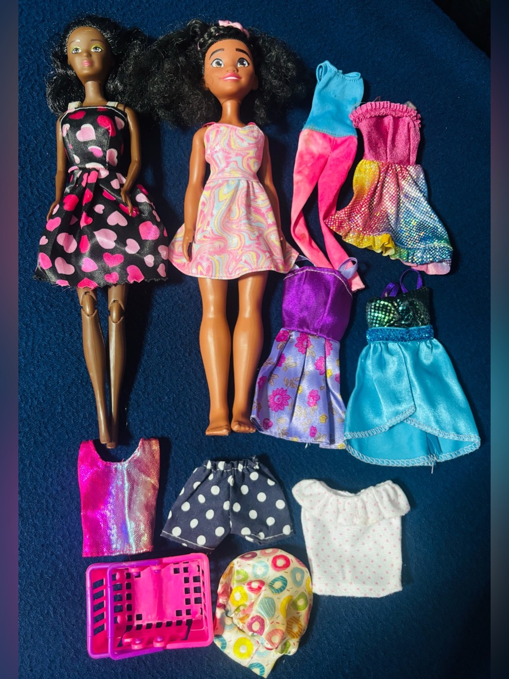 Barbie Doll with Pink Heart Dress and Accessories